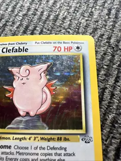 Pokemon TCG Clefable Holo Rare Card 1/64 Jungle Set 1999 🔥🔥🔥 - Image 5