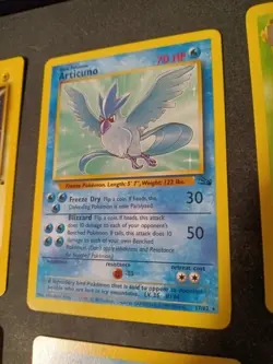 Lot Of 6 Pokemon TCG #17 Articuno and #30 Zapdos plus more Fossil Trading Cards - Image 2