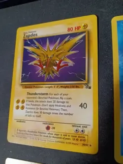 Lot Of 6 Pokemon TCG #17 Articuno and #30 Zapdos plus more Fossil Trading Cards - Image 3