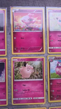 Pokemon Fairy Type Card Lot Of 12 - Image 3