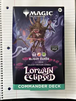 Lorwyn Eclipsed Blight Curse Commander Deck Sealed MTG Deck - Image 1