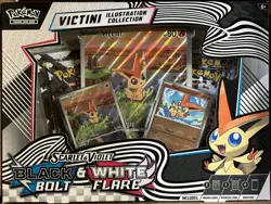 Sealed VICTINI Illustration Collection Box (4 Booster Packs) Pokemon Cards - Image 2
