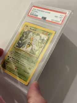 Beedrill PSA 8 2000 POKEMON BASE SET 2 II #21/130 Graded Card - Image 2