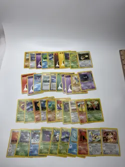 Lot of 40 Random Assorted Pokemon Playing Cards Vintage 1999 (As Pictured) - Image 1