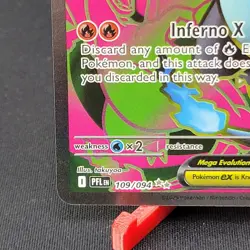 Pokemon Mega Charizard X EX 109/094 Phantasmal Flames Ultra Rare Holo Card NM - Image 4