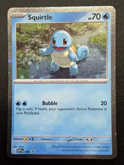 Squirtle - (Cosmos Holo) Promo SV: Scarlet & Violet Promo Cards 048 NM - Image 1
