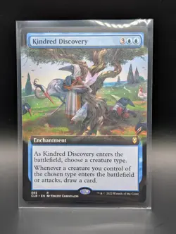 MTG - Kindred Discovery - EXTENDED ART - Enchantment - CLB #565 - Rare - NM - Image 1