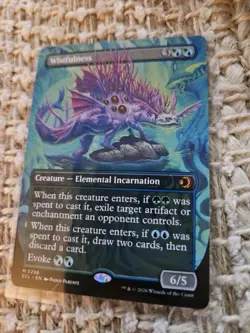 WOTC Lorwyn Eclipsed Wistfulness (Borderless) (MR) NM - Image 1