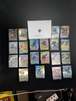 MTG Ikoria Godzilla Alt Art Complete Lot Foil+ sealed Secret Lair Godzilla Lands - Image 1
