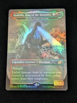 MTG Ikoria Godzilla Alt Art Complete Lot Foil+ sealed Secret Lair Godzilla Lands - Image 2