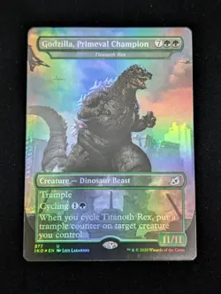 MTG Ikoria Godzilla Alt Art Complete Lot Foil+ sealed Secret Lair Godzilla Lands - Image 5