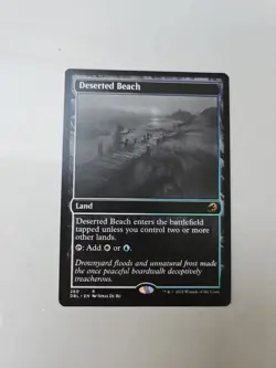 MTG Innistrad: Double Feature - Deserted Beach - Rare Land - Image 1