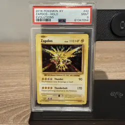 2016 Pokemon XY Evolutions Zapdos Holo #42 PSA 9 - Image 1