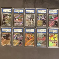 Pokemon Graded Bundle Of 10 Slabs - Image 1
