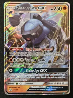 Carracosta GX SM239 Sun & Moon Black Star Promos Ext. Art Holo Pokemon 2020 NM - Image 1