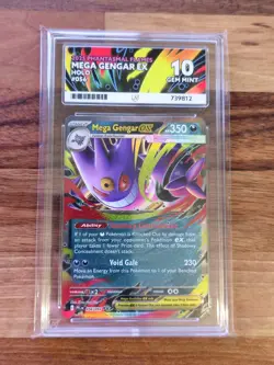 Mega Gengar EX 056/094 Phantasmal Flames - Pokemon TCG ACE 10 Perfect Subgrades - Image 1