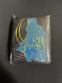 Pokemon ETB Sleeves - Mega Evolutions Lucario - Image 1