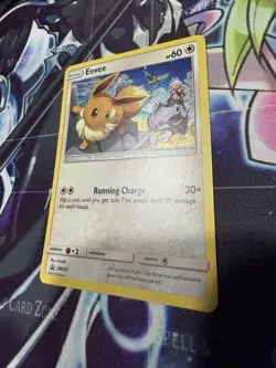 Pokemon TCG Sun And Moon Eevee Promo Sm235 Holo Black Star - Image 3