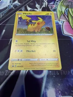 Pikachu SWSH039 Cosmos Holo Pokemon TCG Black Star Promo Ungraded - Image 1