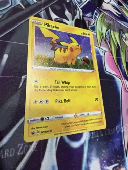 Pikachu SWSH039 Cosmos Holo Pokemon TCG Black Star Promo Ungraded - Image 2