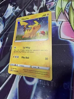 Pikachu SWSH039 Cosmos Holo Pokemon TCG Black Star Promo Ungraded - Image 3
