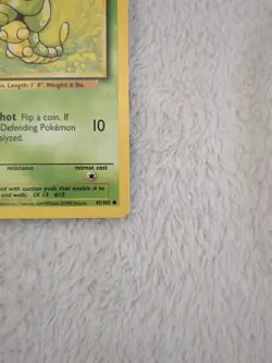Pokemon TCG Caterpie Base Set 45/102 Regular LP. - Image 5
