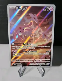 Pokemon TCG Mesprit 204/191 Illustration Rare Surging Sparks Near Mint Condition - Image 2