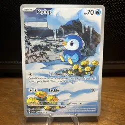 Piplup 098/094 Full Art Illustration Rare NM/M Phantasmal Flames Pokemon TCG - Image 1