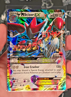 M Scizor EX 77/122 - Pokemon XY Breakpoint Holo - NM Pokemon TCG 2016 - Image 2