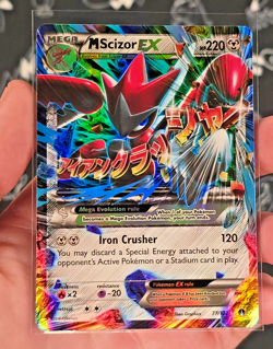 M Scizor EX 77/122 - Pokemon XY Breakpoint Holo - NM Pokemon TCG 2016 - Image 3