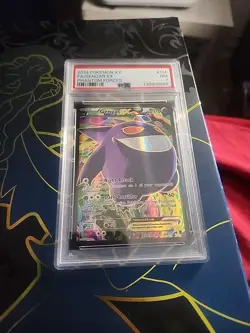 Pokemon Gengar TCG EX Full Art 114/119 Phantom Forces 2014 Ultra Rare Psa 7 - Image 1