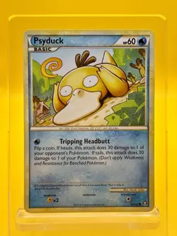 Psyduck 74/102 Regular Common Triumphant Pokemon 2010 LP - Image 1
