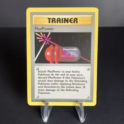 Pokemon TCG PlusPower Base Set 84/102 Regular Unlimited Uncommon- LP - Image 1