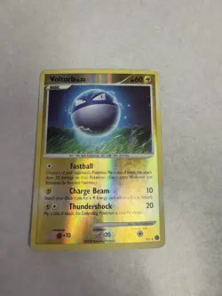 Voltorb Pokemon Stormfront SH3 Reverse Holo Shiny Rare 2008 Diamond Pearl LP - Image 1