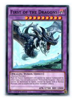 First of the Dragons - MP15-EN162 - Super Rare - 1st Edition Yugioh - Image 1