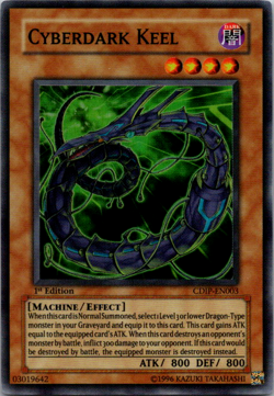 Cyberdark Keel CDIP-EN003 1st Edition Ultimate Rare [LP] - Image 1