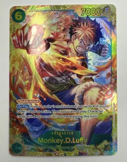 Monkey.D.Luffy (118) OP13-118 Carrying On His Will Foil - Image 1