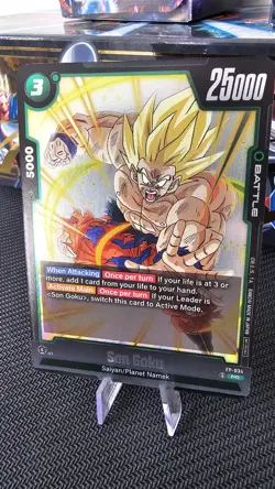 4 x Son Goku Dragon Ball Super Fusion World Promo Card FP-034 NM/M Playset - Image 4
