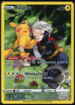 Pokemon Card- Pikachu SWSH11: Lost Origin Trainer Gallery #TG05/TG30 - Image 1