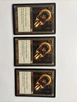 3 Vintage Voltaic Key Urza's Saga MTG Regular Cards - Image 1