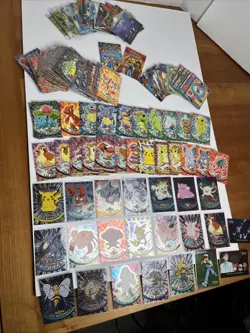 Topps Pokemon 1999 & 2000 Animated TV Series Lot: w/ 183 Cards (22 Foils), Tins - Image 2