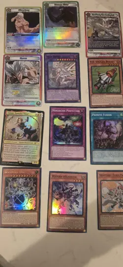 200+ TCG Card Lot FF MTG, Yu-Gi-Oh, One Punch, Goddess Waifu - Image 4