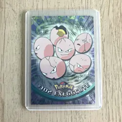 Topps Pokemon Foil Holo Card TV Animation Series 2 Blue Logo #102 Exeggcute - Image 4