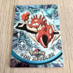 Topps Pokemon Foil Holo Card TV Animation Series 2 Blue Logo #99 Kingler - Image 2