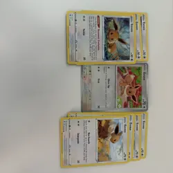 Pokemon Eevee Lot of 8 Includes 1 Reverse Holo, all cards are in Great Condition - Image 1