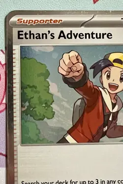 Ethan's Adventure Holo Pokemon Prize Pack Series 8 Promo Pokemon Card NM/LP - Image 2