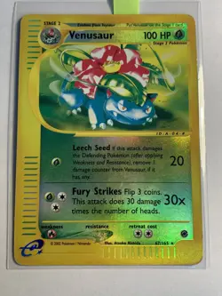 Venusaur 2002 Expedition 67/165 Reverse Holo Pokemon Card WOTC Rare! - Image 1