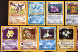 Complete Unlimited Fossil Pokemon Card Set 62/62 Holo/Rare/C/UC PL - Image 2