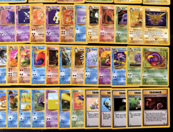 Complete Unlimited Fossil Pokemon Card Set 62/62 Holo/Rare/C/UC PL - Image 5