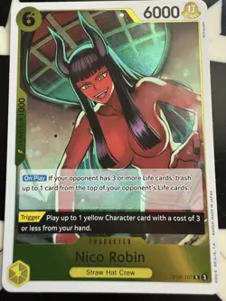 One Piece Card Game Emperors in the New World Nico Robin Foil Card OP09-107 - Image 1